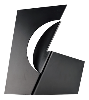 Carlos Evangelista, Abstract Black Steel Sculpture, 2006, Steel