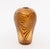 Modern Pulled Feather Amber Glass Vase, 1975 For Sale - Image 4 of 8