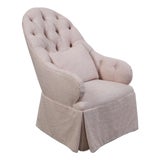 Rose Tarlow Fully Upholstered Tufted Langley Lounge Chair - 1 of 2 For Sale