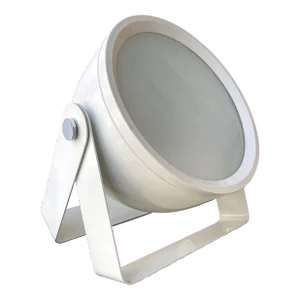 White Metal Lacquered Spot Lamp by Targetti Sankey. Italy, 1970s