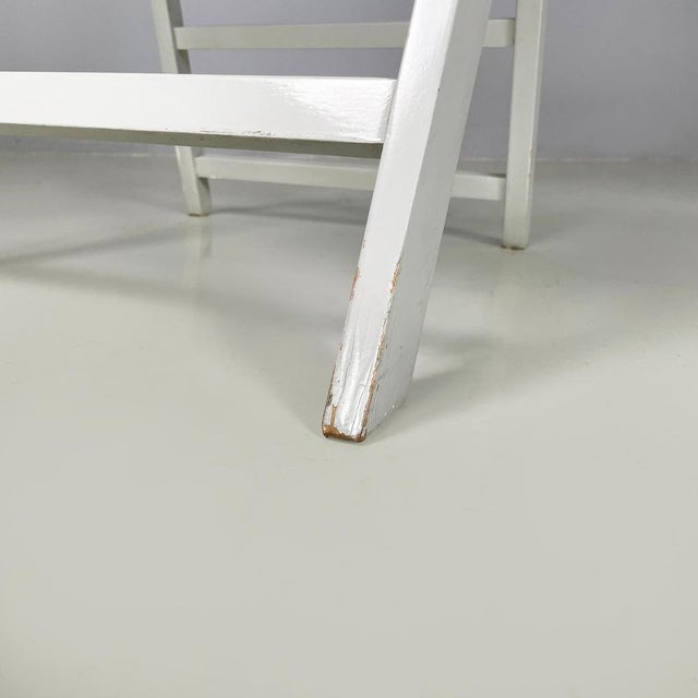 Mid-Century Modern Italian Grey Wood Folding Chair Tric attributed to Castiglioni for Hille, 1960s For Sale - Image 14 of 18