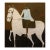 Large Contemporary Horse Painting. Man on Horseback - Marcus Aurelius 200 X 180 Cm For Sale