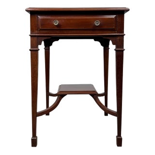 Antique Mahogany Occasional Table, 1890s For Sale