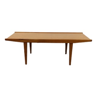 Vintage Mid Century Modern Teak Coffee Table by Wrighton For Sale