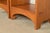 Brown Stickley Mission Oak Arts & Crafts Cutout Bookshelves, Pair For Sale - Image 8 of 12