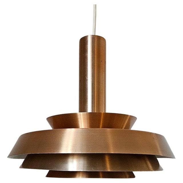 Mid-Century Pendant in the style of Jo Hammerborg, Denmark, 1970s For Sale - Image 15 of 15