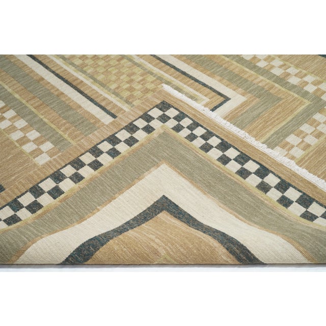 Turkish Turkish Sumak Flat Weave Wool Rug 8'0" X 10'0" For Sale - Image 3 of 10