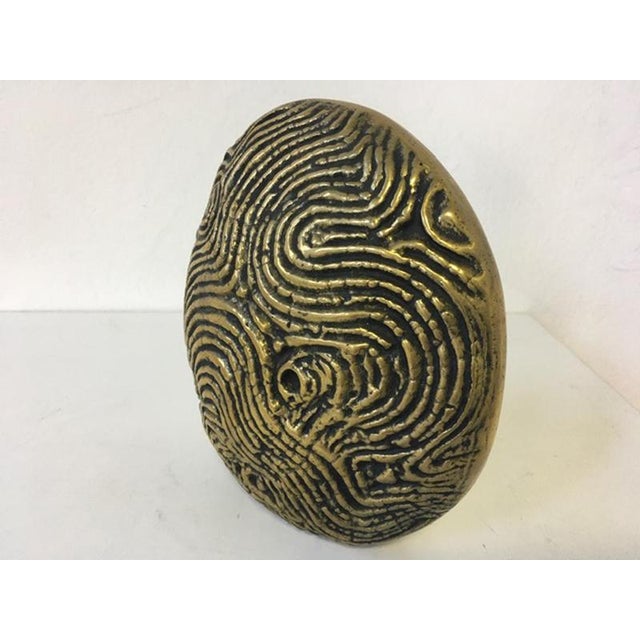 Postmodern Abstract Moon Sculpture in Bronze by Maurizio Bonora, Italy, 1985 For Sale - Image 6 of 18