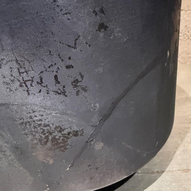 Mid-Century Modern Black Planter by Gainey Pottery, 9.75\" Diameter For Sale - Image 11 of 15