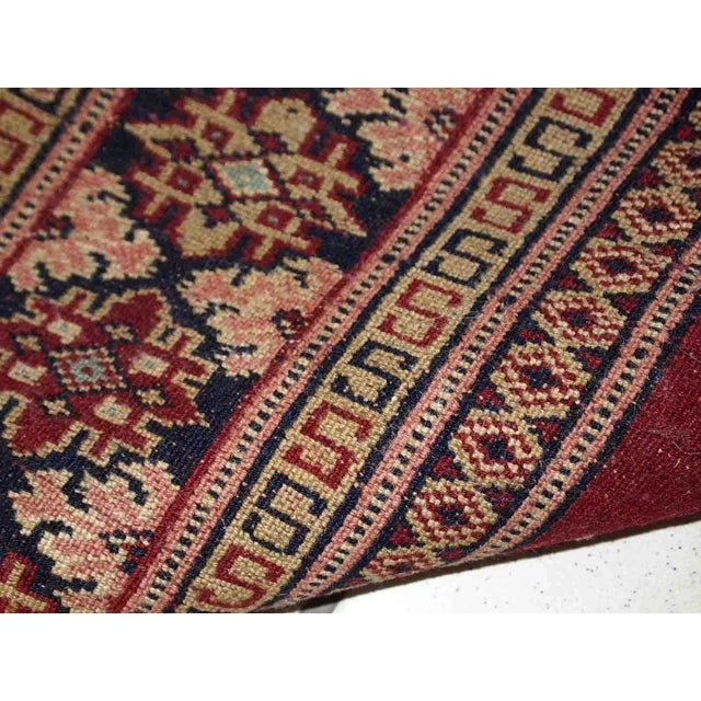 Textile 1960s Handmade Vintage Pakistani Lahore Prayer Rug 3' X 5.8' For Sale - Image 7 of 10