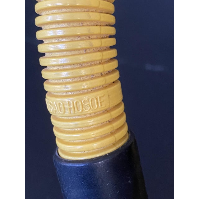 Yellow Vintage Pop Yellow Hebi Lamp by Isao Hosoe for Valenti, 1970s For Sale - Image 8 of 18