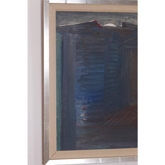 Tore Hultcrantz, City, 1960s, Oil on Panel, Framed For Sale - Image 17 of 18