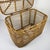 Vintage Rattan Basket, Italy, 1960s For Sale - Image 15 of 18