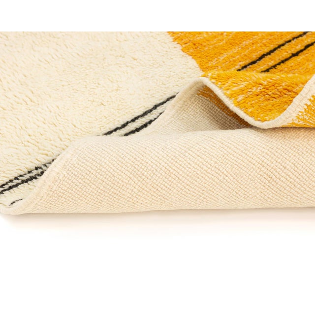 Hand-Knotted Wool Rug by Azele Studio For Sale - Image 4 of 10