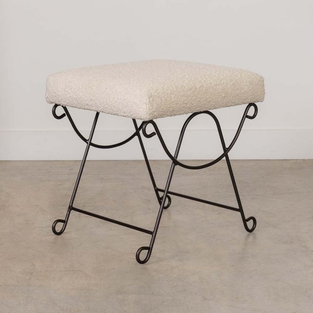 Panoplie Iron Loop Stool, Boucle For Sale In Los Angeles - Image 6 of 10