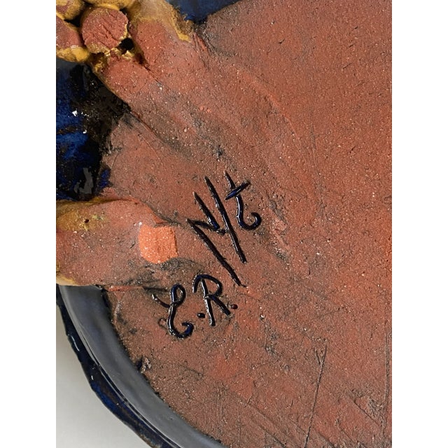 Ceramic Mid Century Studio Pottery Figural Bird Dish/ Catchall For Sale - Image 7 of 9