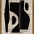 Mid-Century Modern Contemporary Black and White Collage in Vintage Gold Frame For Sale - Image 3 of 6