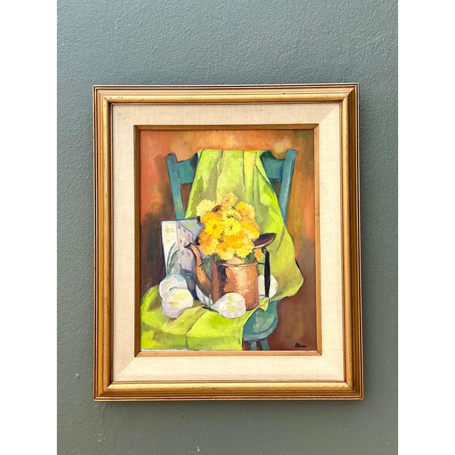 Vintage Framed Still Life Painting For Sale - Image 11 of 18