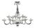 Transparent Venetian Murano Glass Chandelier by Simoeng for Simoeng For Sale