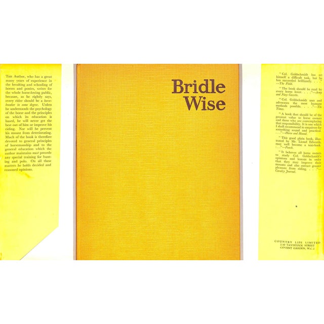 GOLDSCHMIDT, Lt. Col. S.G. [134] pp. Country Life, Ltd. 1949 10" x 7 1/2" w/ plates by Lionel Edwards This book may be...