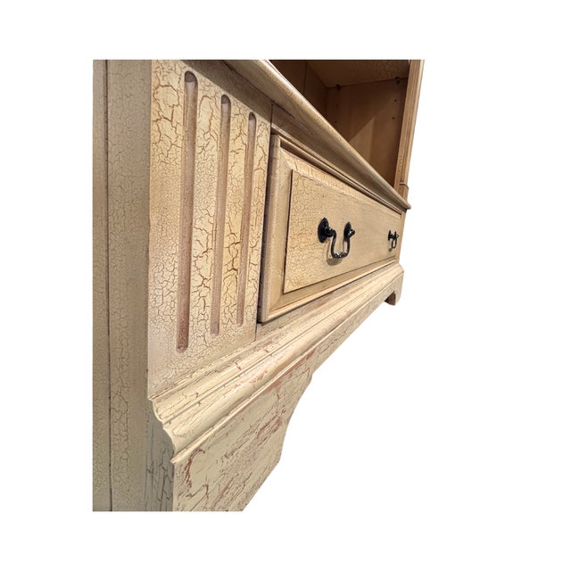 These uniquely sophisticated custom-made bookcases are a beautiful combination of eras and styles with venetian-style...