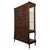 19th Century Antique French Mahogany Glazed Display Vitrine Cabinet For Sale - Image 6 of 10