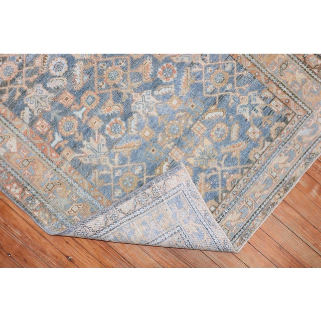 a 1920s blue Persian malayer runner Details rug no. j2053 size 3' 4" x 6' 1" (102 x 185 cm)