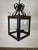 Early 21st Century Pair of Custom Wrought Iron and Gilt Lantern Pendants by Miamar Home For Sale - Image 5 of 14