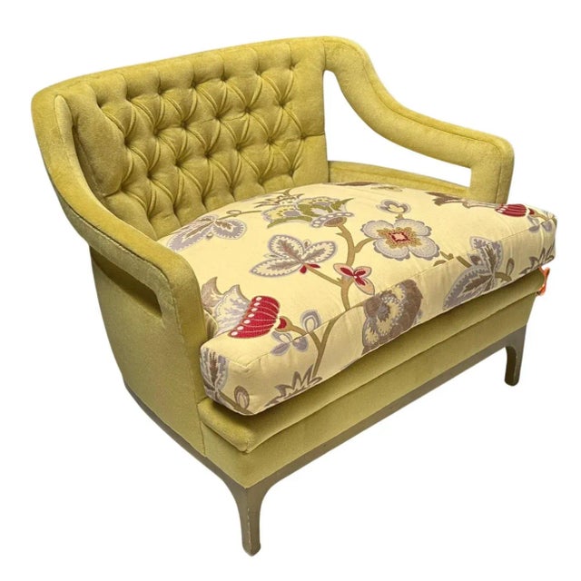 Modern Vintage 1963 Diskin Art Modern Designer Mohair Club Chair For Sale - Image 3 of 6