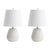 Kate Table Lamp in White - a Pair For Sale - Image 9 of 9