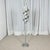 Brushed aluminum floor lamp, Space Age style, 1970s Vintage floor lamp in brushed aluminum, inspired by the Space Age...