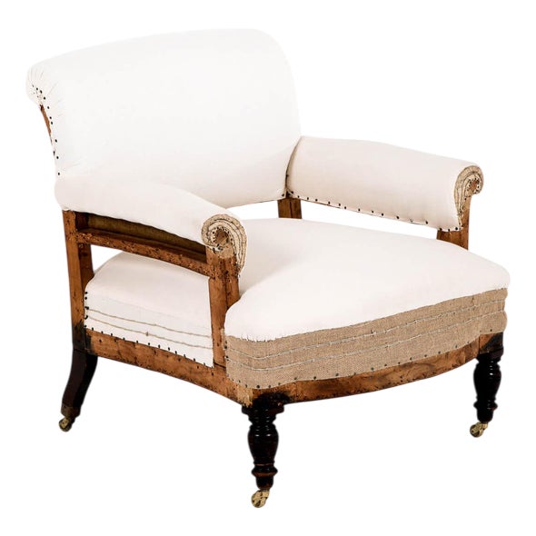 Scottish Deconstructed Open Armchair For Sale