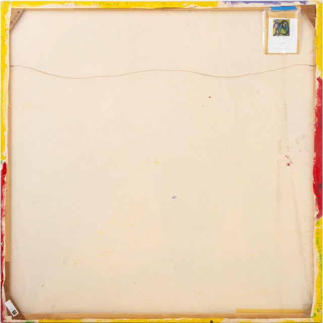 Textile Jack Roth "Rope Dancer #10" Acrylic on Canvas, '80 For Sale - Image 7 of 13