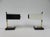 Small Mid-Century Brass, Black & White Bedside Table Lamps, 1950s, Set of 2 For Sale - Image 4 of 18