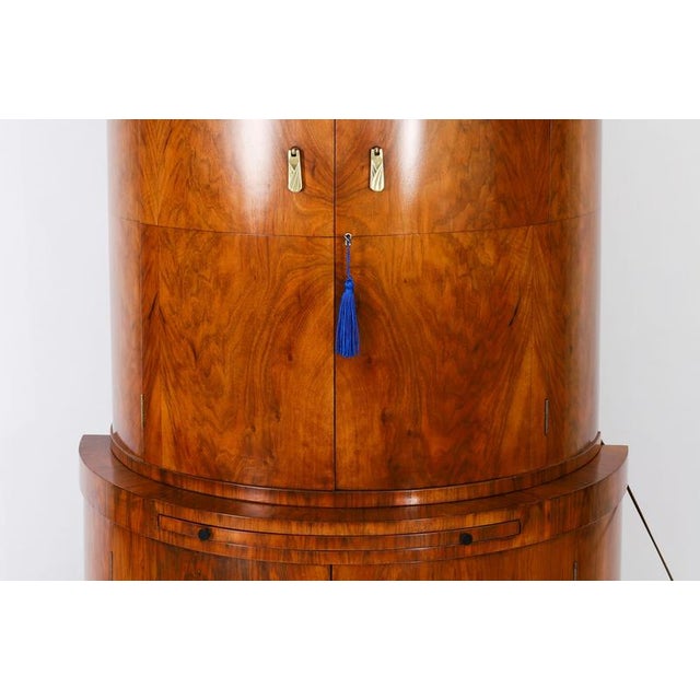 Antique Art Deco Burr Walnut Cocktail Cabinet from Hille, 1920s For Sale - Image 10 of 18