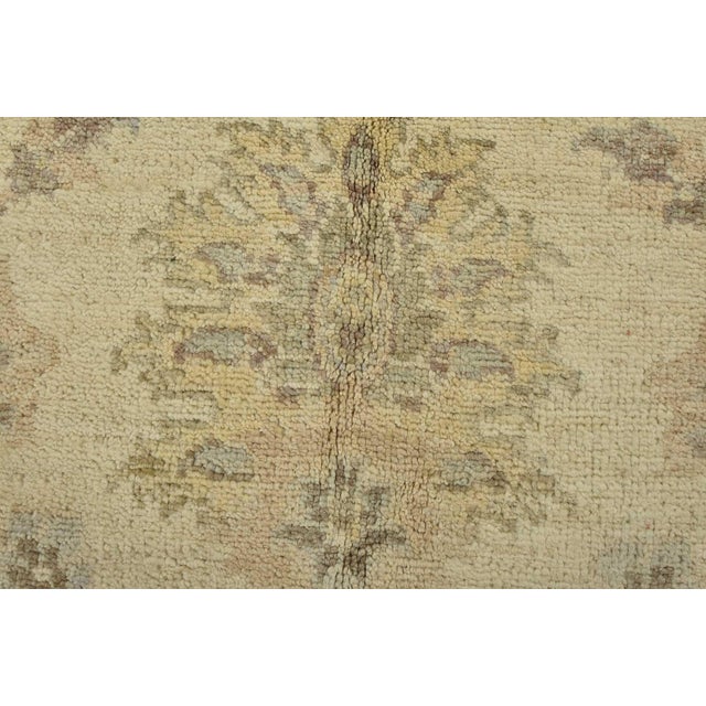 Ziegler Rug 9'11'' X 13'9'' Beige Wool Traditional Hand-Knotted Oriental Carpet For Sale - Image 4 of 12