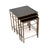 Vintage Brass Nesting Tables, 1960, Set of 3 For Sale - Image 6 of 11