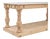 Mid 20th Century France Tan Wood Console Table For Sale