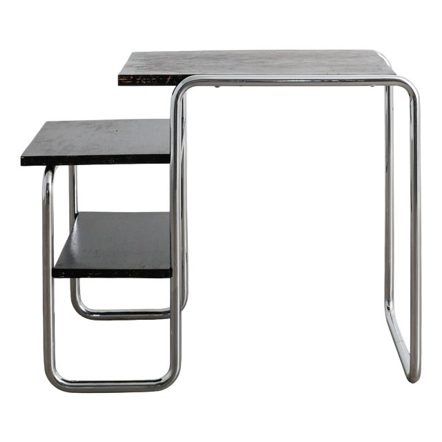 Mid Century German B21 Wooden Desk by Marcel Breuer for Thonet, 1930s For Sale
