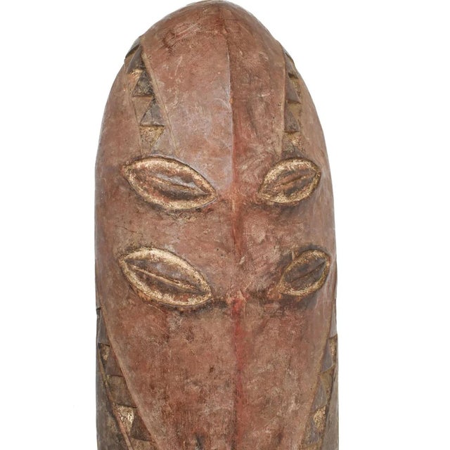 Hand-carved Wood Shield by the Bembe people of the Democratic Republic of the Congo, Tanzania, and Burundi. Bembe African...