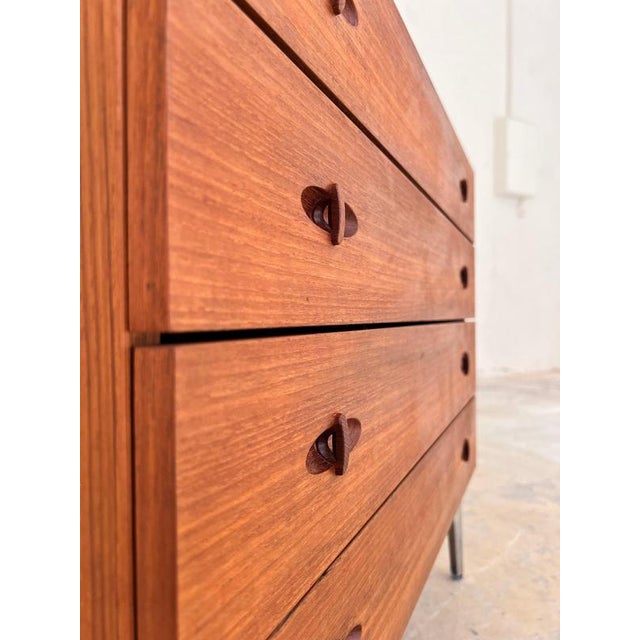 Teak Chest of Drawers by H. W. Klein for Bramin For Sale - Image 10 of 11