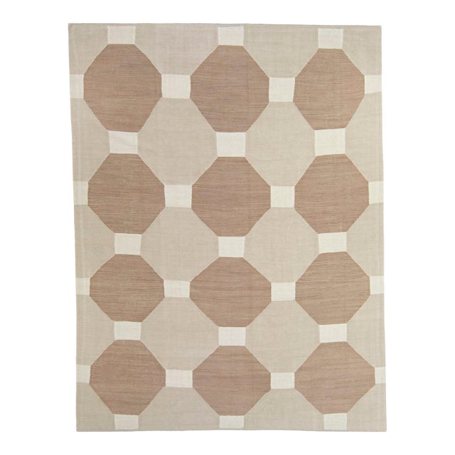 Turkish Kilim Oriental Handmade Flatweave 9'3" x 12'1" #20328 For Sale
