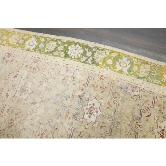 Square 19th Century Agra Carpet rug no. j4181 For Sale - Image 9 of 9