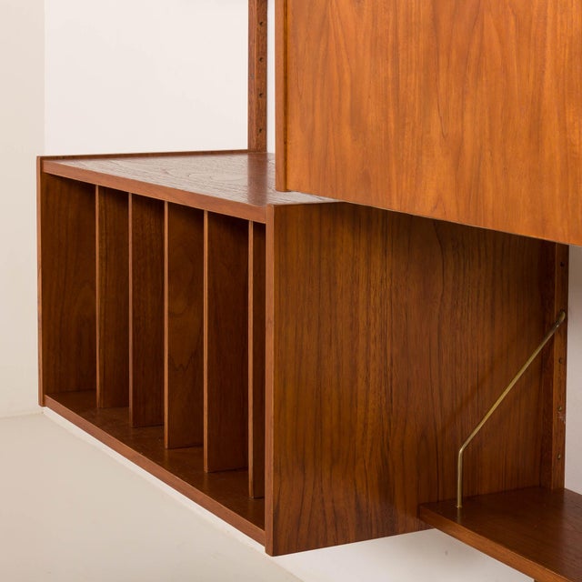 PS System Shelving Unit with Vinyl Records Cabinet from Preben Sorensen, Randers, Denmark, 1960s For Sale - Image 14 of 18