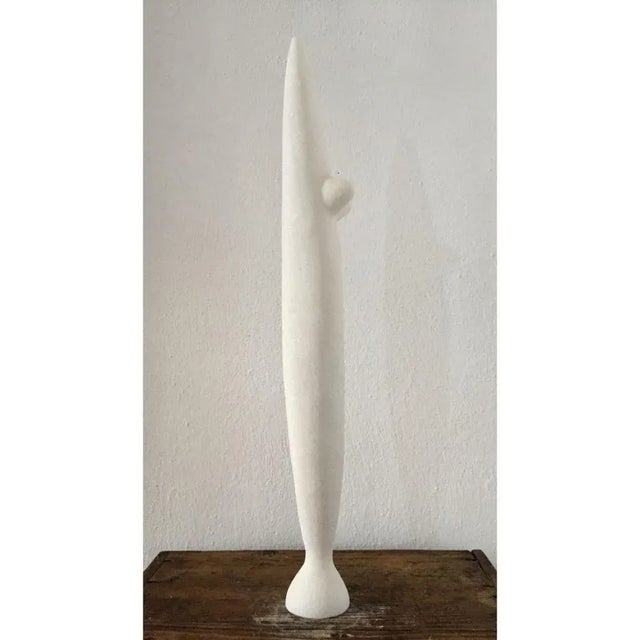 Contemporary Aphrodite Hand Carved Marble Sculpture by Tom Von Kaenel For Sale - Image 3 of 7