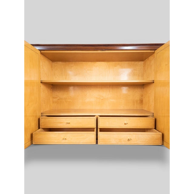 Mid-Century Italian Sideboard with Floral Marquetry by Paolo Buffa, 1950s For Sale - Image 11 of 18