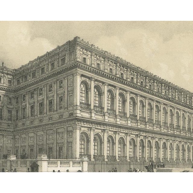 After Benoist, Palais d'Orsay and Legion D'honneur, Paris, 1845, Lithograph For Sale - Image 6 of 9