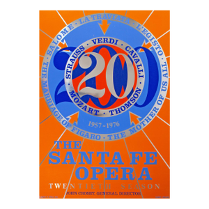1976 “The Santa Fe Opera” Serigraph Poster by Robert Indiana