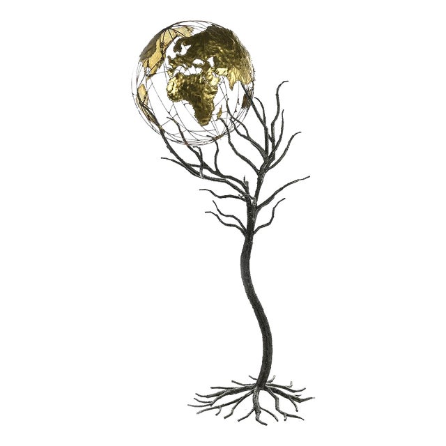 Henri Fernandez, Envolée de terre par, 1980s, Metal For Sale