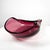 Red 1960s Murano Sommerso Bowl Art Glass Organic Modernist Design Italy For Sale - Image 8 of 11